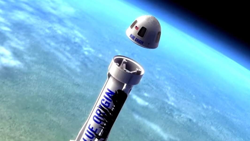 Туристическое судно Blue Origin Space