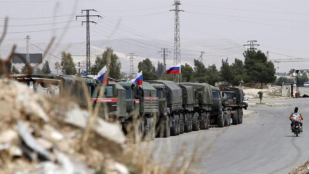 Российские военные в Дамаске, Сирия