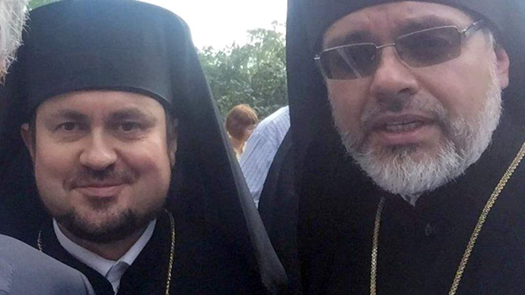 Епископ Илларион Эдмонтонский из Канады и архиепископ Даниил Памфилийский из США 