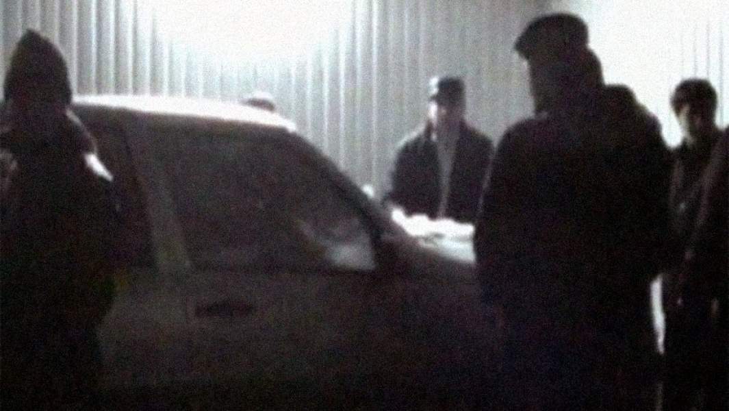 Автомобиль Нива в котором был застрелен Аслан Жуков