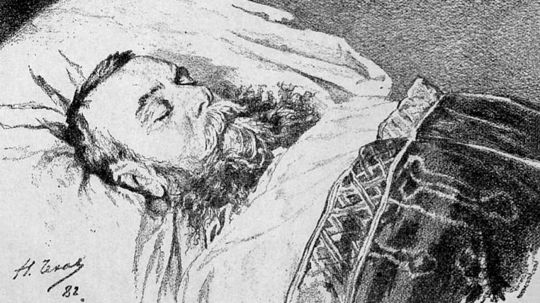 М. Д. Скобелев на смертном одре