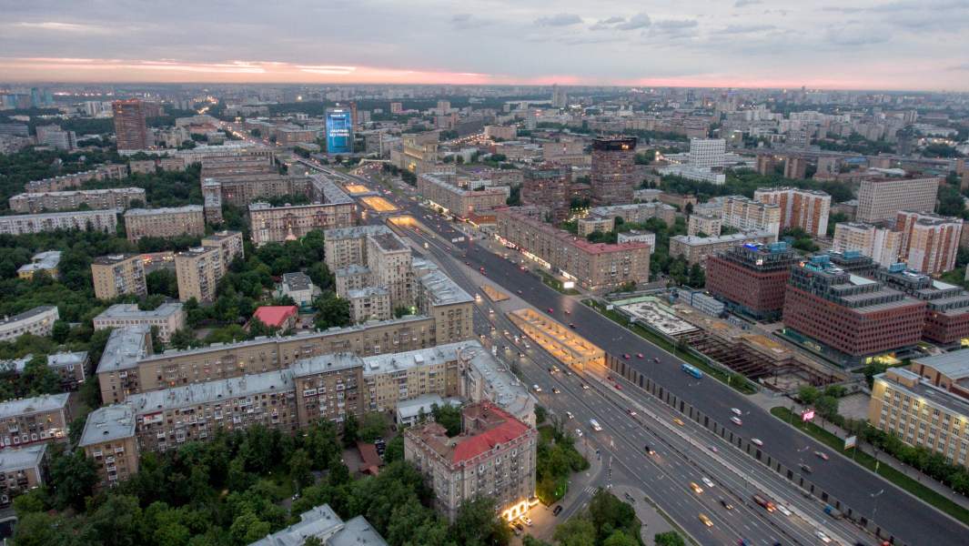 москва панорама город проспект