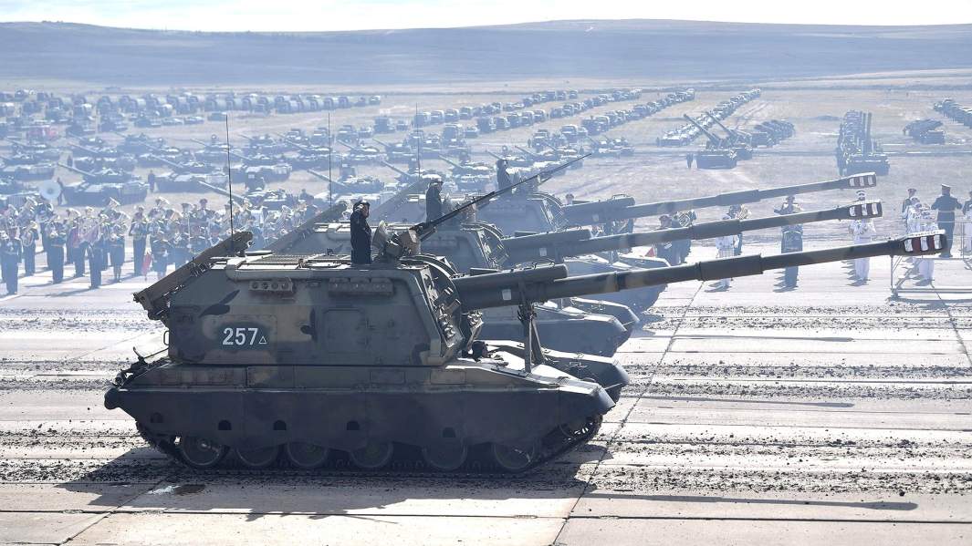 Военные маневры "Восток-2018" на полигоне Телемба