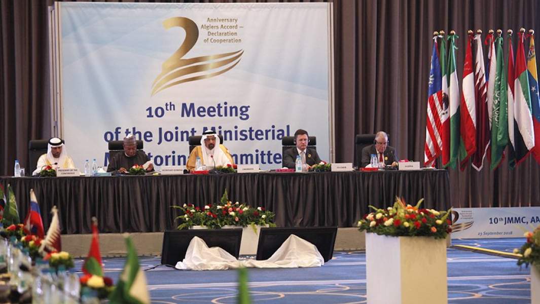 Заседание мониторингового комитета ОПЕК+ в Алжире. 23 сентября 2018 года