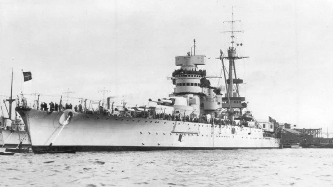 Линейный корабль «Джулио Чезаре» после модернизации. 1937 год