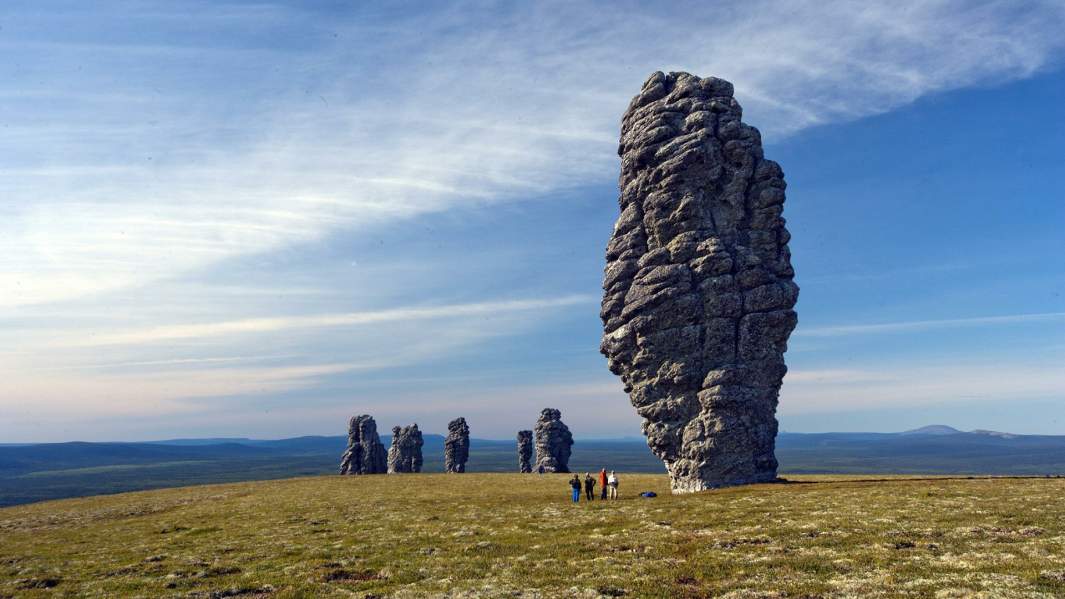 Маньпупунер, или Столбы выветривания (мансийские болваны) — геологический памятник в Троицко-Печорском районе Республики Коми России