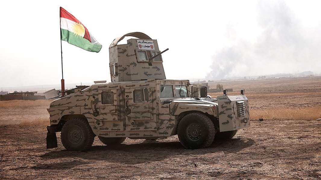 Бронеавтомобиль курдских вооруженных формирований американского производства