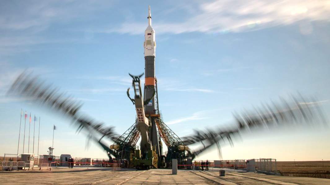 Запуск ракеты-носителя «Союз-5» с космодрома Байконур