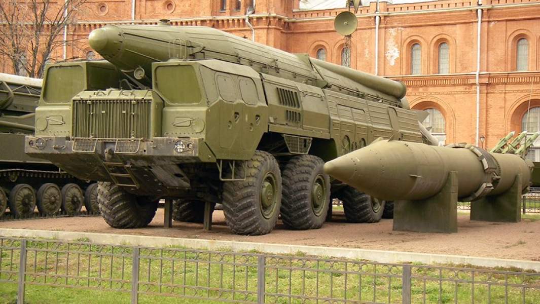 Пусковая установка «Темп-С» в Артиллерийском музее Санкт-Петербурга