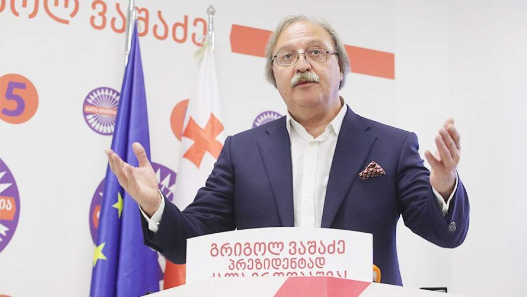 Григол Вашадзе, кандидат от «Единого национального движения»