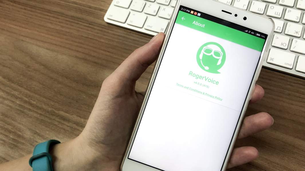 Сервиса RogerVoice