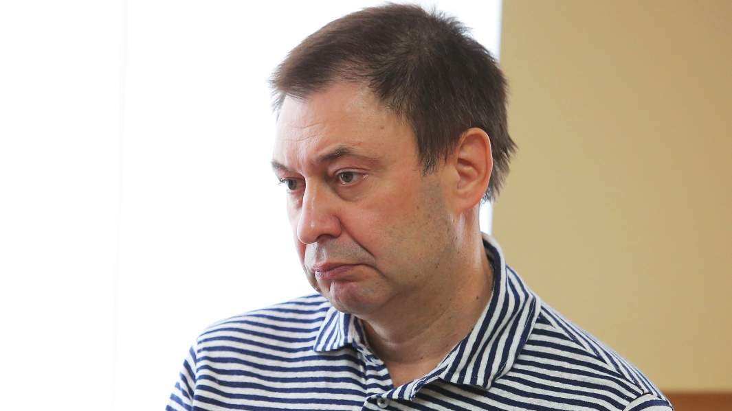 Руководитель портала РИА Новости Украина Кирилл Вышинский в зале апелляционного суда Херсонской области Украины