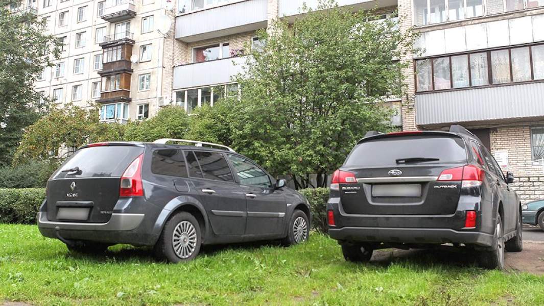 Парковка на газоне в нижнем новгороде штраф