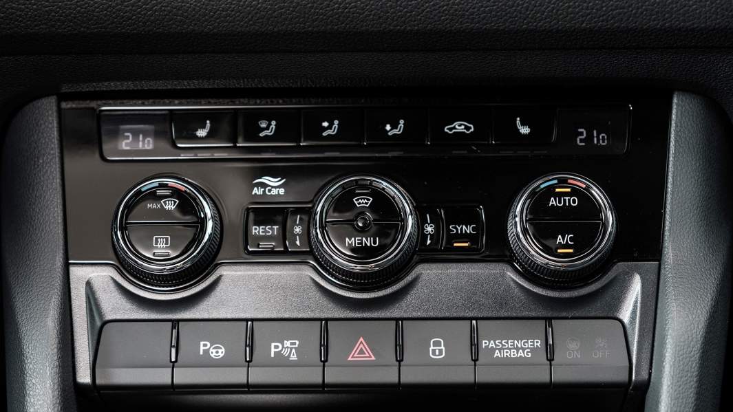 Блок управления климат-контролем автомобиля Skoda Kodiaq