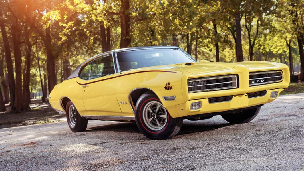 Отреставрированный Pontiac GTO the Judge 1969 года
