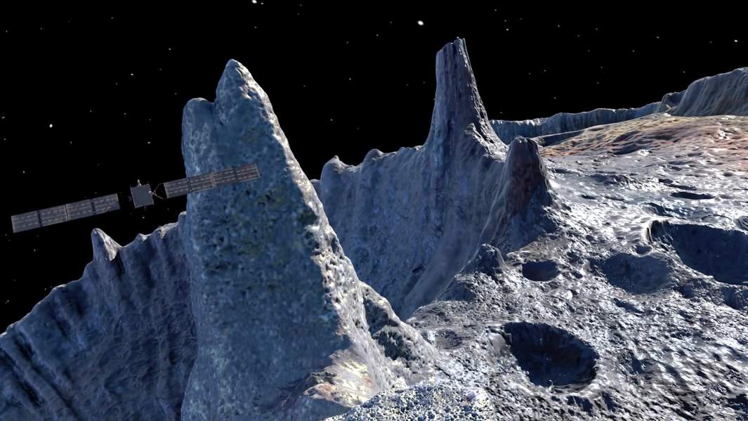 Астероид Психея, является одним из самых загадочных объектов в солнечной системе, содержит огромные запасы различных металлов
