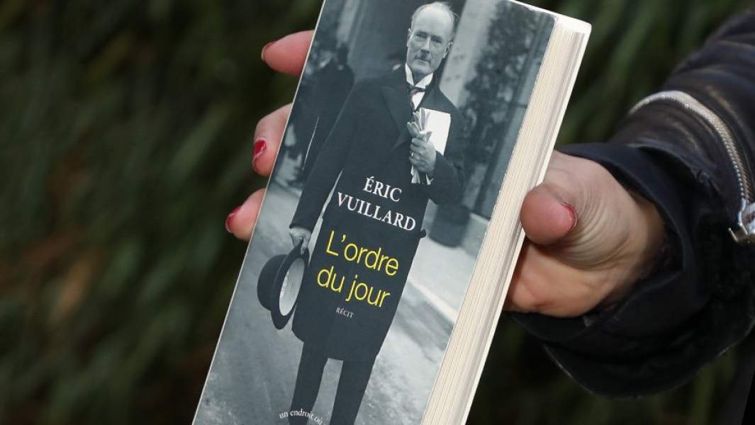 Книга Эрика Вюйара Повестка дня (L'ordre du jour) французское издание
