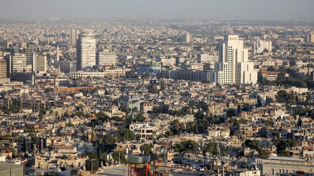 Вид города Дамаск, Сирия