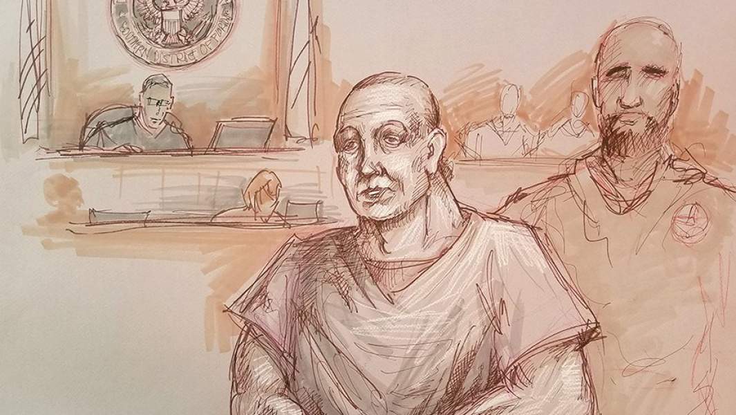 Сизар Сейок в зале суда