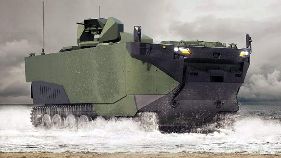Гусеничная десантная машина-амфибия от FNSS
