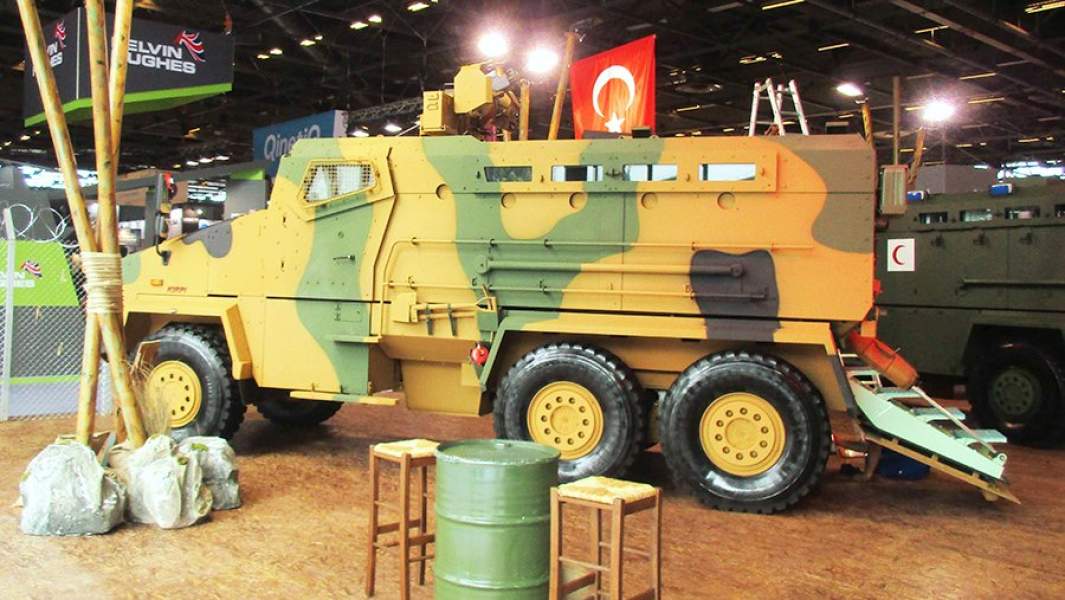 МРАП «Кирпи» с колесной формулой 6х6 на EUROSATORY 2016