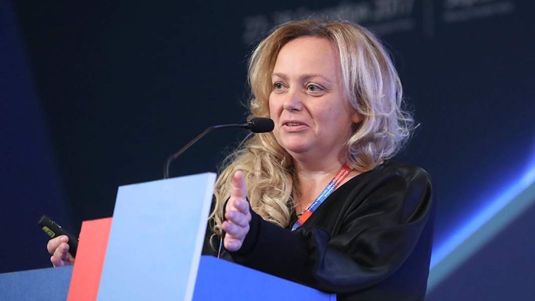 Президент группы компаний Cognitive Technologies Ольга Ускова на международном форуме «Интеллектуальные транспортные системы России»