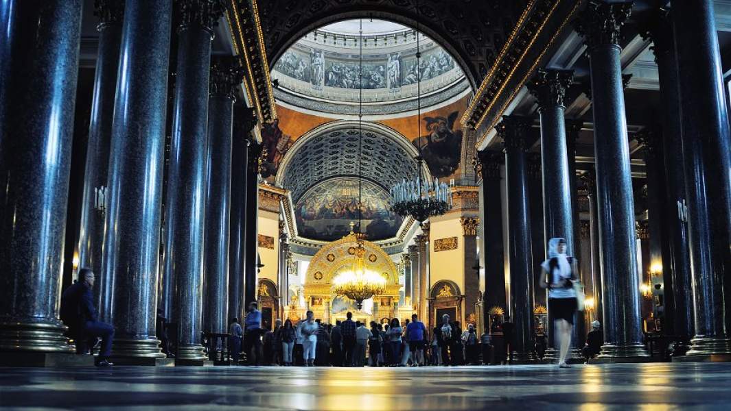 Интерьер Казанского собора, ​​​​​​​Санкт-Петербург