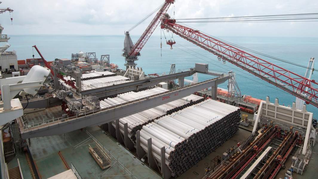 Прокладка газопровода «Турецкий поток» по дну Черного моря