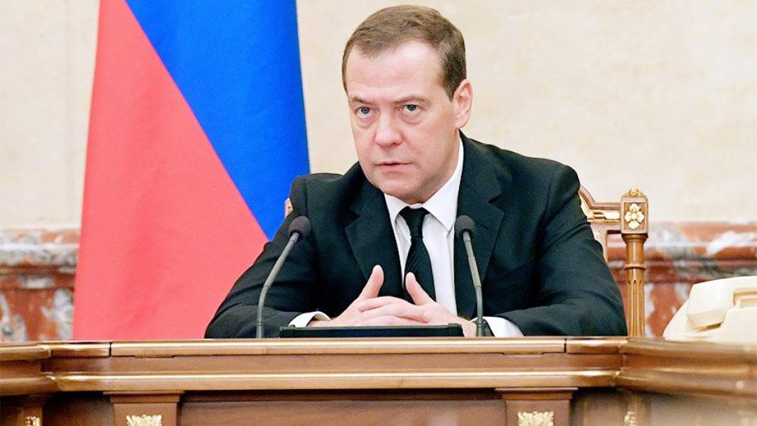 Председатель правительства России Дмитрий Медведев