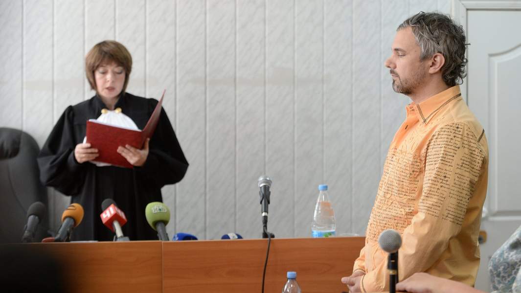 Дмитрий Лошагин во время оглашения приговора в Октябрьском районном суде