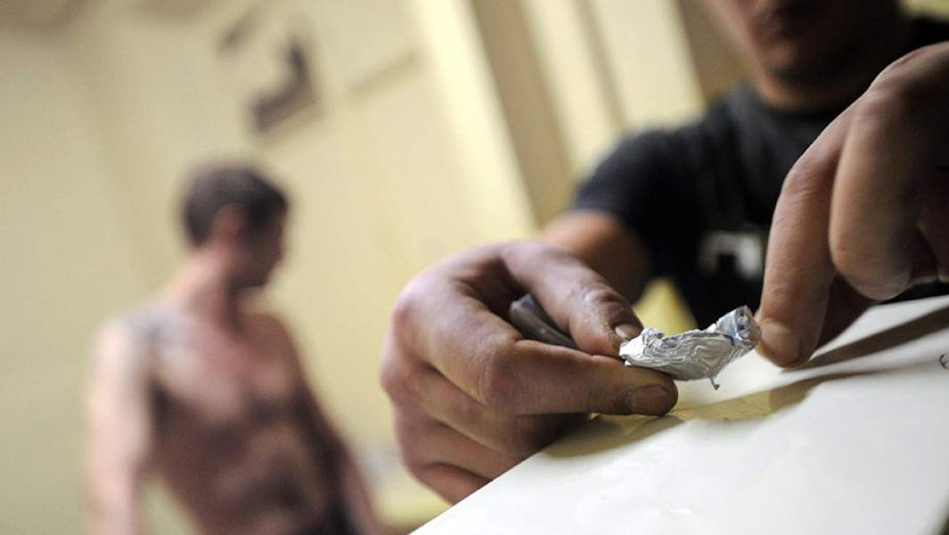 Наркотики, изъятые у пациента, поступившего в реабилитационный для лечения наркозависимых