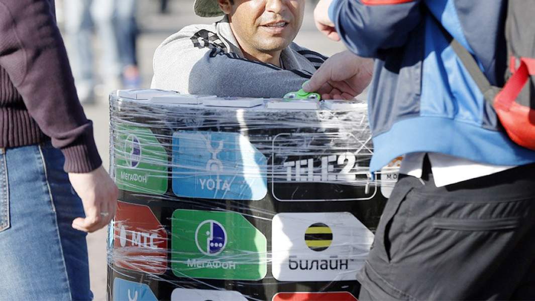Продажа сим-карт на улицах