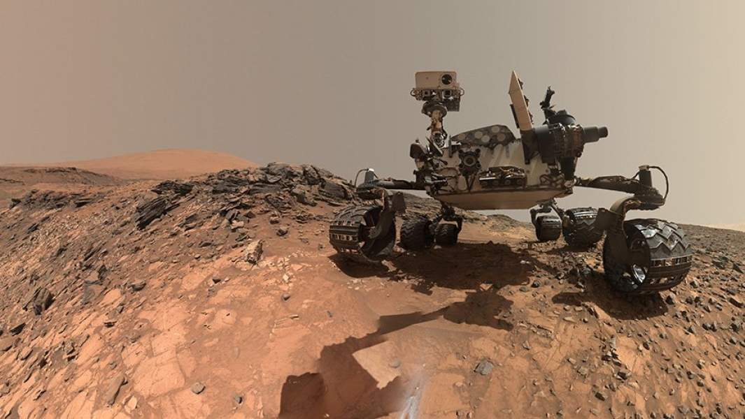 Curiosity на Марсе, автопортрет 