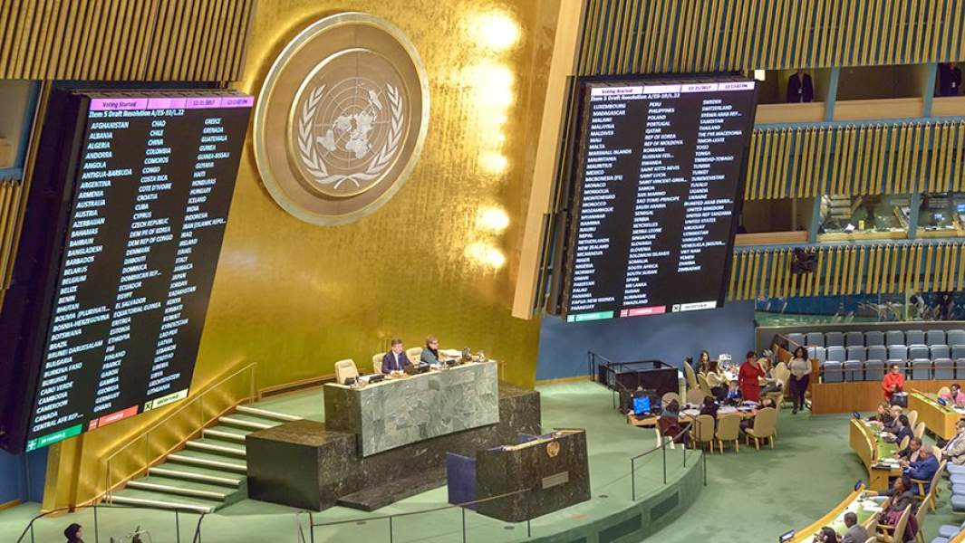 В ходе сессии Генассамблеи ООН большинство государств-членов ЕС проголосовали против российского проекта резолюции в поддержку ДРСМД