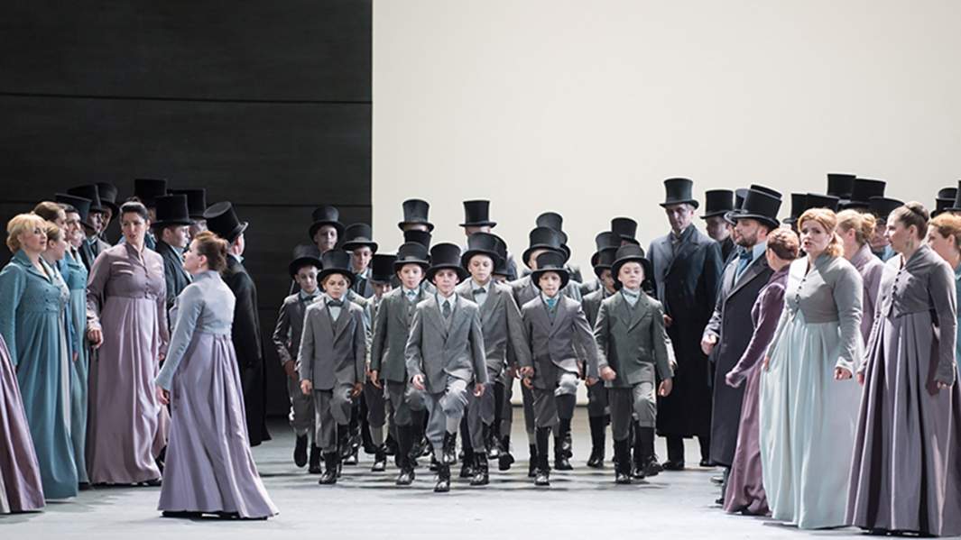 Сцена из оперы «Пиковая дама» Римаса Туминаса