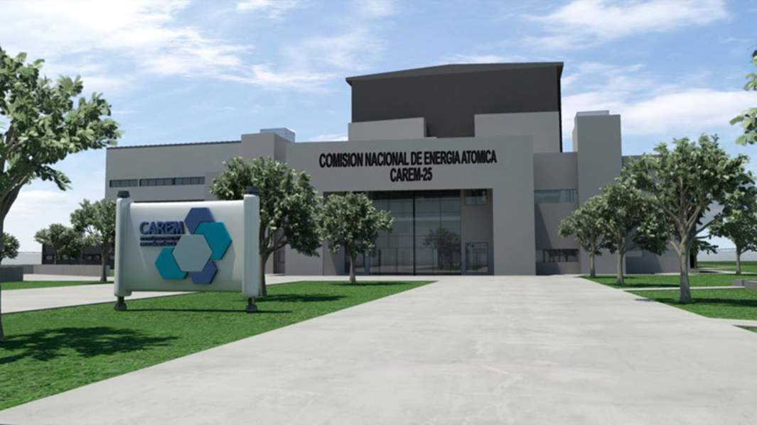 Малый модульный реактор CAREM 25, который сейчас строится в Аргентине