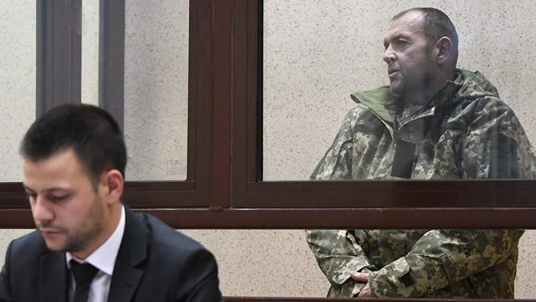 Мичман буксира «Яны Капу» Юрий Будзыло в суде в Симферополе. 27 ноября 2018 года