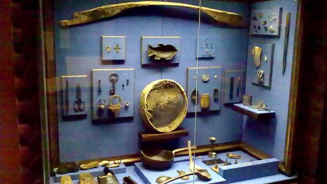 Материалы археологических раскопок в Мангазее (Государственный исторический музей)