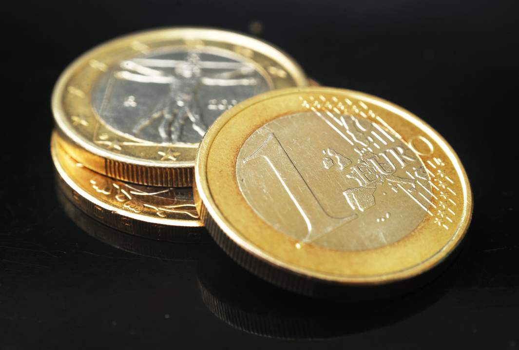 монета один евро
