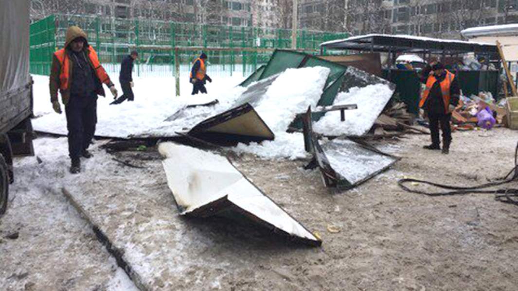 Снос гаража