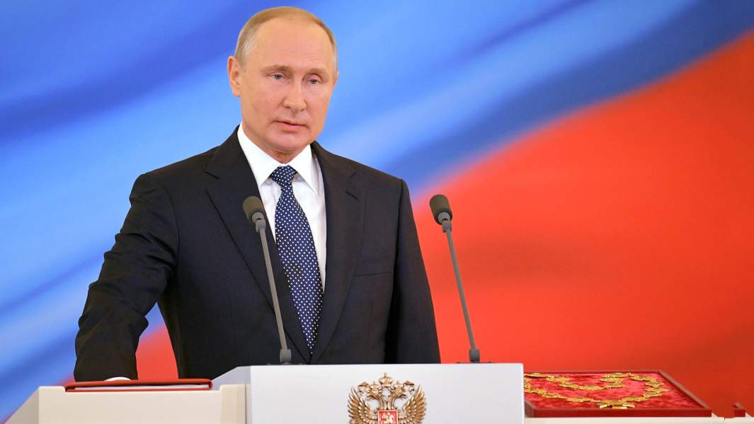 Торжественная церемония вступления в должность президента РФ Владимира Путина, 2018 год