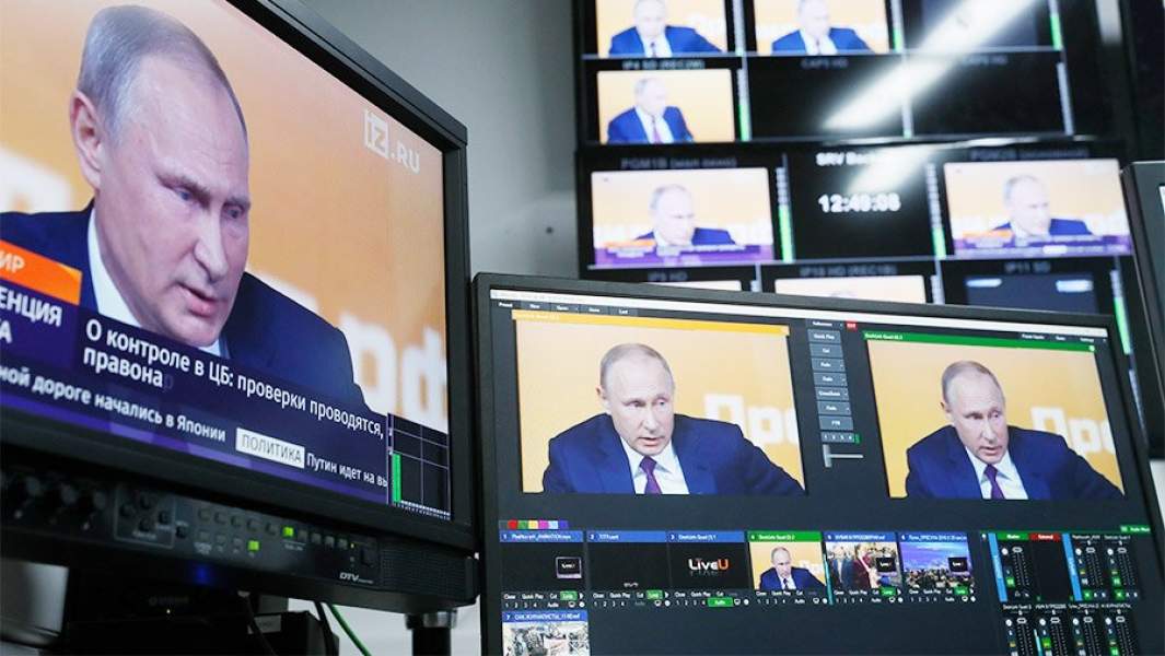 аппаратная во време пресс-конференции