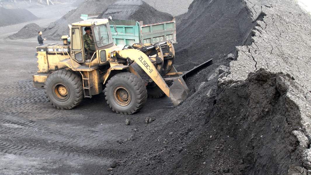 Угольный разрез в Нанкине, в провинции Цзянсу на востоке Китая