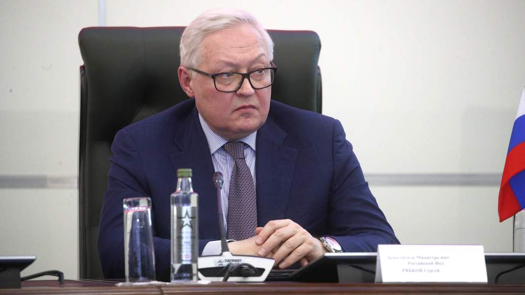 Замминистра иностранных дел России Сергей Рябков на брифинге Министерства обороны и МИД РФ по поводу крылатой ракеты 9М729