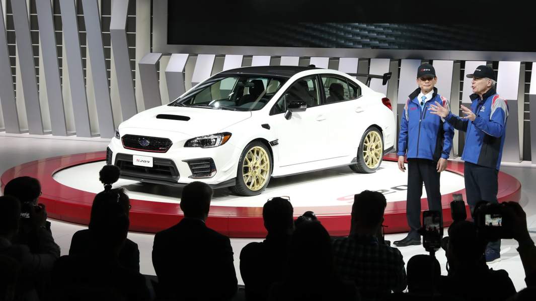 Новая модификация Subaru WRX STI S209
