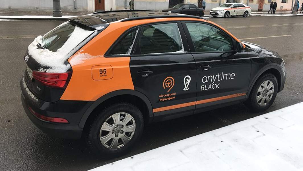 Автомобиль сервиса московского каршеринга