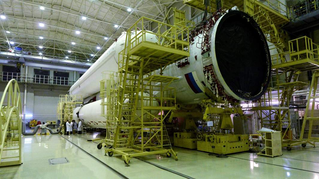 Монтажно-испытательный корпус стартового комплекса ракеты Ангара.