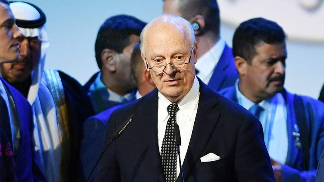 Специальный представитель Генерального секретаря ООН по Сирии Стаффан де Мистура на конгрессе сирийского национального диалога в Сочи