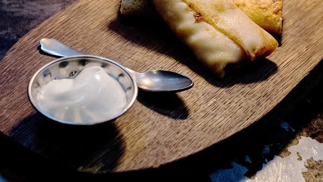 сметана и блины