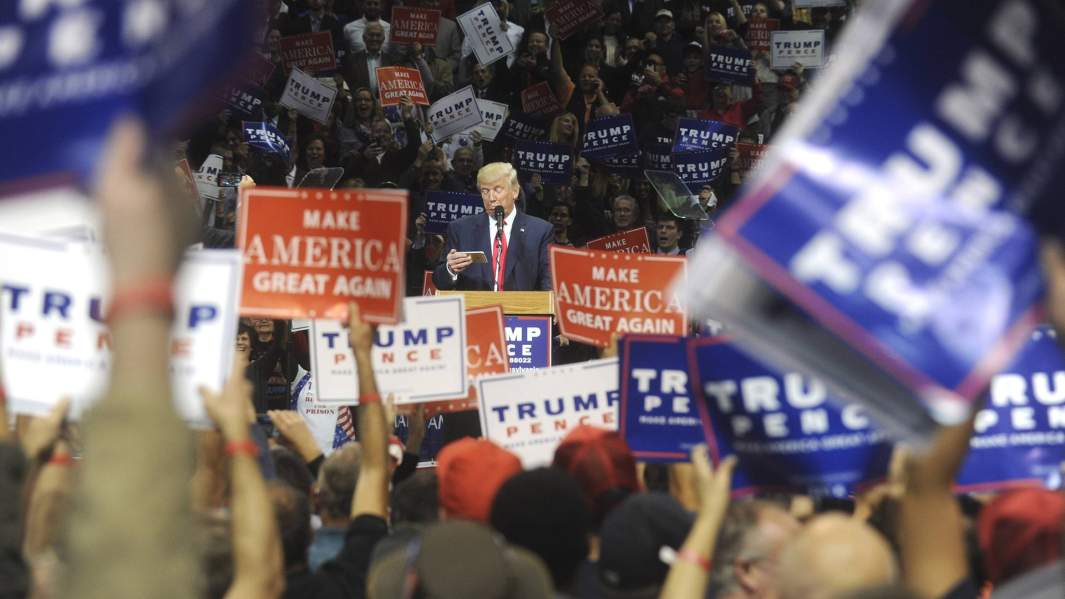 Предвыборная кампания Дональда Трампа в Пенсильвании